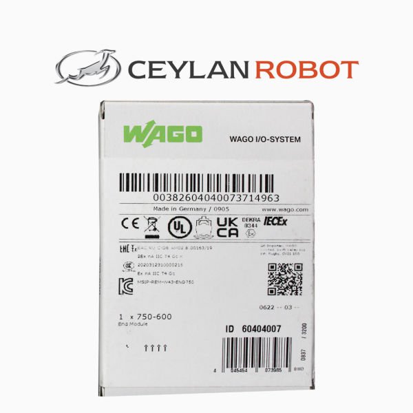 Wago 750-600 Sonlandırma Modülü