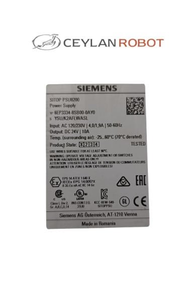 SIEMENS SITOP PSU8200 Power Supply (6EP334-8SB00-0AY0)