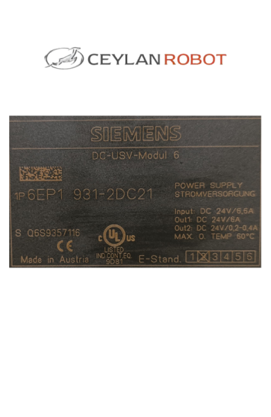 SIEMENS DC-USV-MODUL 6 (6EP1 931-2DC21)