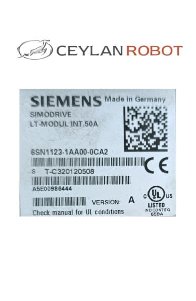 SIEMENS SIMODRIVE GÜÇ MODÜLÜ, LT-MODUL INT. 50A (6SN1123-1AA00-0CA2)