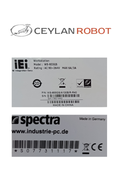 SPECTRA İş İstasyonu 15'' LCD/10Slot/300W/Dokunmatik WS-855GS WS-855GS/A130B/R-R40 -- SA17801442